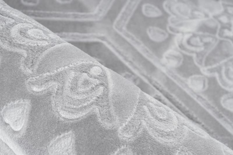 Terbeau Grand Tæppe 160x230 cm Grå/Blå - D-Sign - Tæpper - Gummierede tæpper - Små tæpper - Mønstrede tæpper - Store tæpper - Håndvævede tæpper