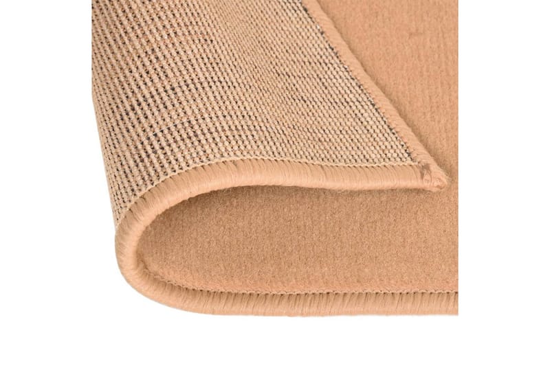tæppeløber 100x200 cm BCF beige - Beige - Trappetrins tæpper - Små tæpper - Mønstrede tæpper - Store tæpper - Håndvævede tæpper - Gummierede tæpper