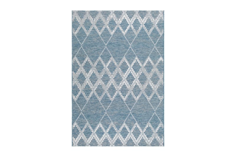 Athena Kilim Udendørstæppe 200x290 cm - Blå - Tekstiler - Tæpper - Udendørs tæpper