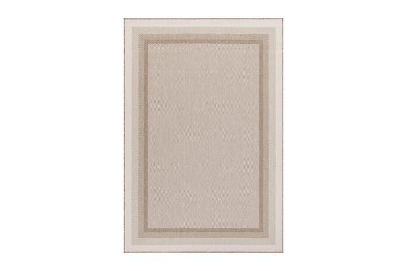 Havanna Frame Udendørstæppe 200x290 cm - Linnedbeige - Tekstiler - Tæpper - Udendørs tæpper