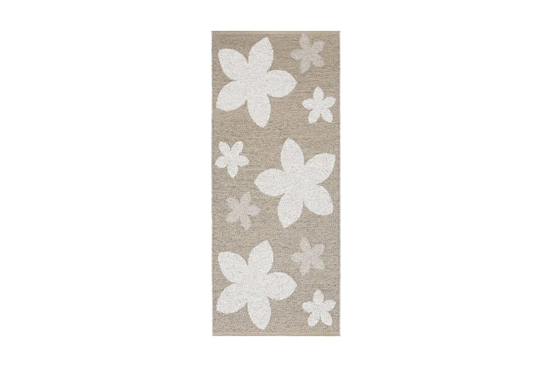 flower Plastiktæppe 70x150 Vendbar PVC Beige - Horredsmattan - Tekstiler - Tæpper - Udendørs tæpper - Plasttæpper